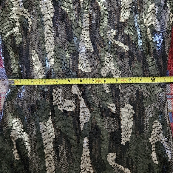 ZARA Camo Sequin Dress - Picture 13 of 15